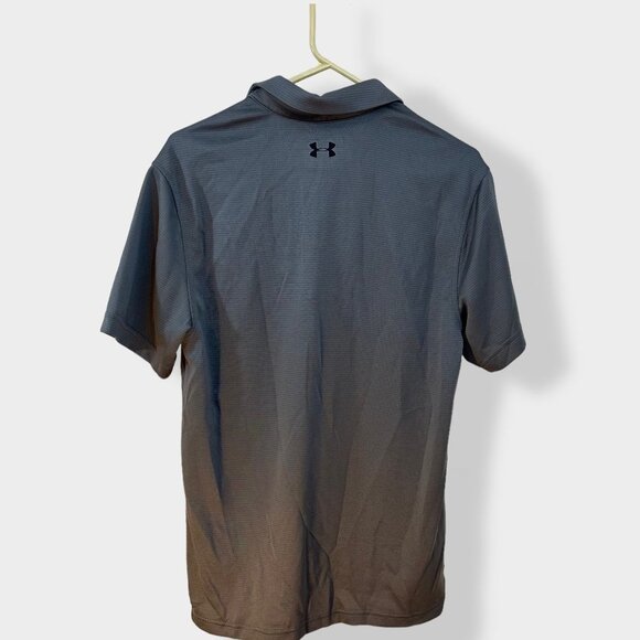Under Armour Grey HeatGear Loose Polo Shirt S - Picture 2 of 4